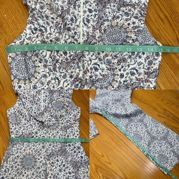 Zimmermann Linen Playsuit Floral Empire‎ Flute - Picture 16 of 16